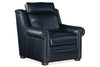 Image of Winston Traditional Bustle Back Leather Club Chair