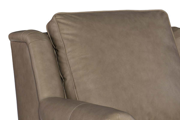 Winston Leather Power "WALL HUGGER" Pillow Back Living Room Reclining Chair