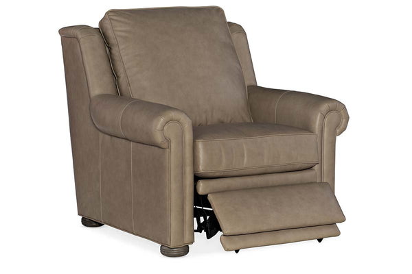 Winston Single Back Traditional Leather Reclining Furniture Collection