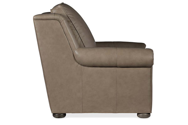 Winston Leather Power "WALL HUGGER" Pillow Back Living Room Reclining Chair