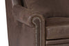 Image of Winston Single Back Traditional Leather Reclining Furniture Collection