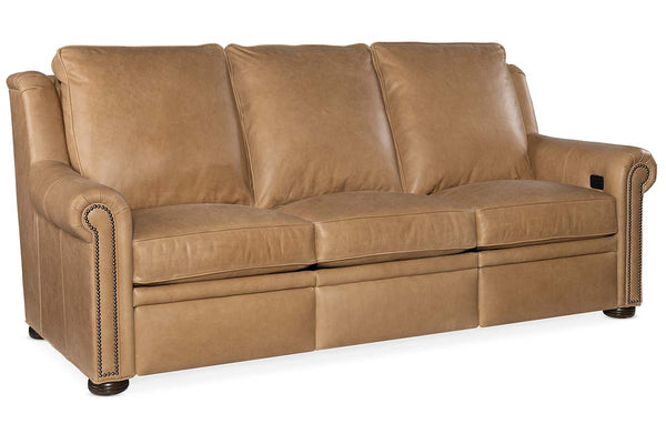 Winston Single Back Traditional Leather Reclining Furniture Collection