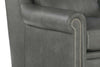 Image of Winston Leather Power "WALL HUGGER" Pillow Back Living Room Reclining Chair