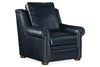 Image of Winston Leather Power "WALL HUGGER" Pillow Back Living Room Reclining Chair