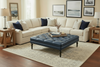 Image of Winton Tufted 36", 40", 44", Or 48" Inch Square Leather Ottoman (4 Sizes Available)