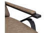 Image of Zander Mushroom Dual Power "Quick Ship" Leather Modern Recliner