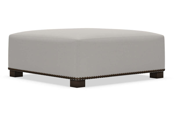 Annie 44 Inch Square Fabric Bench Ottoman Coffee Table