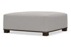 Image of Annie 44 Inch Square Fabric Bench Ottoman Coffee Table