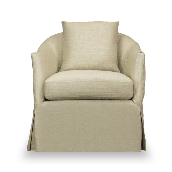 Chandra "Quick Ship" Slipcovered **Swivel/Glider** Accent Chair