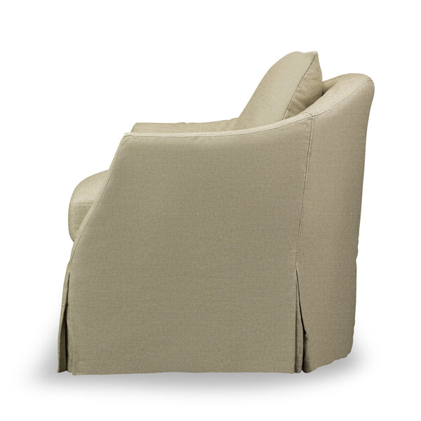 Chandra "Quick Ship" Slipcovered **Swivel/Glider** Accent Chair