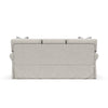 Image of Christine 84 Inch Slipcovered Traditional Sofa With Skirt