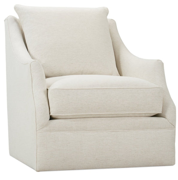 Darcy 360 Degree Swivel Fabric Accent Chair