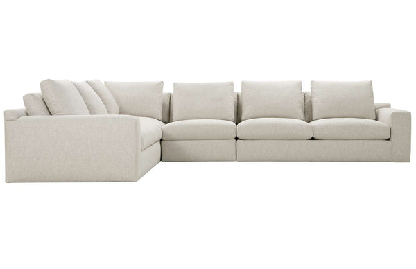 Elena Modern Sectional With Seat Level Ottoman