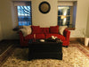 Image of Isadore 80 Inch Fabric Button Tufted Sofa