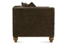 Image of Isadore 92 Inch Large Formal Fabric Upholstered Tufted Back Sofa