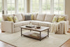 Image of Jennifer "Designer Style" Fabric Upholstered Sectional Sofa