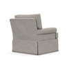 Image of Kayla HIS (Larger) Slipcovered Swivel Glider Accent Chair