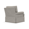 Image of Kayla HERS Casual Slipcovered Swivel Glider Accent Chair