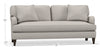 Image of Kristen I 78 Inch English Arm Single Bench Cushion Apartment Size Fabric Sofa