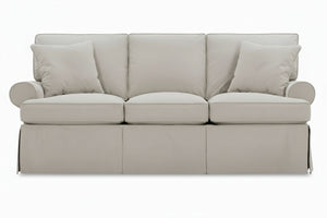 Laura 84 Inch Slipcovered Sofa