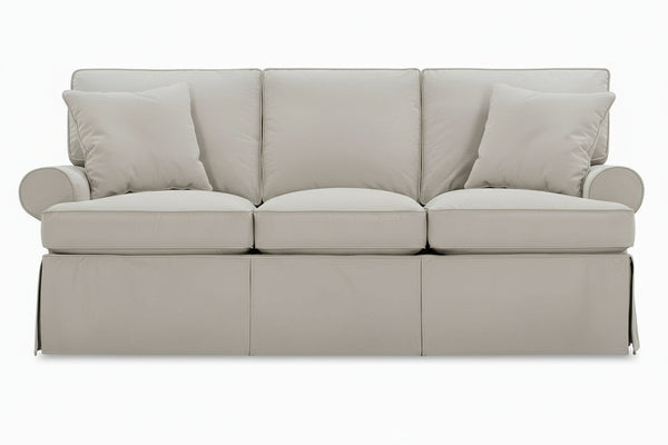 Laura 84 Inch Slipcovered Sofa