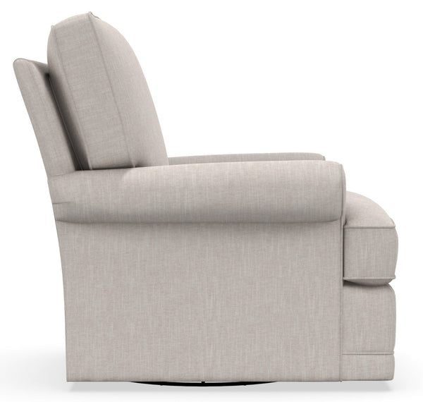 Lisa Men's Size Fabric SWIVEL/GLIDER Accent Chair