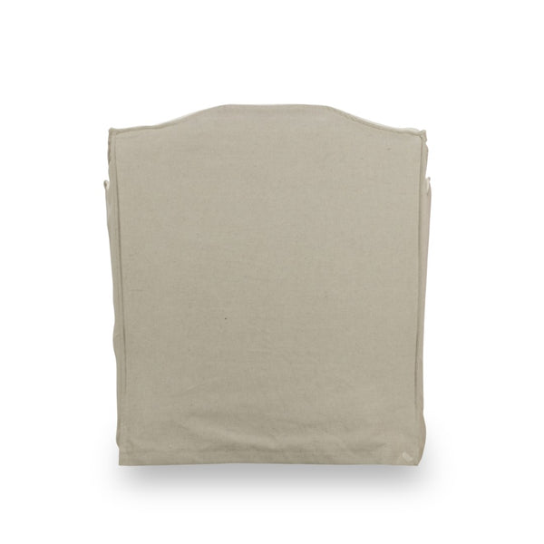 Mandy "Quick Ship" Slipcovered Swivel Accent Chair