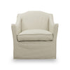 Image of Mandy "Quick Ship" Slipcovered **Swivel/Glider** Accent Chair