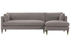Image of Marjorie Two Piece Pillow Back Sectional With Chaise (Version 1 As Configured)