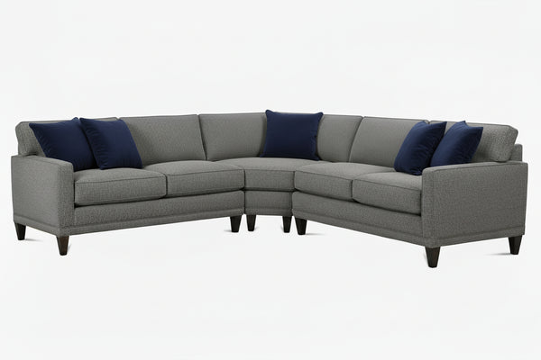 Nicole "Designer Style" Fabric Upholstered Modular Sectional