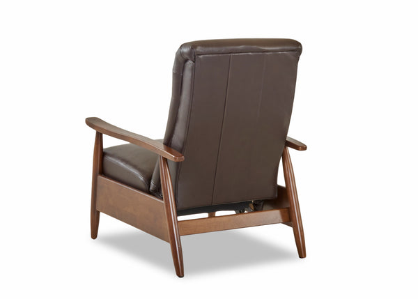 Peter Mid-Century Modern Leather Recliner