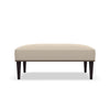 Image of Wayland 42 Inch Long Fabric Ottoman Coffee Table With Accent Nails