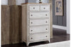 Image of Aberdeen Queen Or King Antique White Low Poster Bed "Create Your Own Bedroom" Collection - Club Furniture