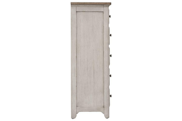 Aberdeen Queen Or King Antique White Low Poster Bed "Create Your Own Bedroom" Collection - Club Furniture