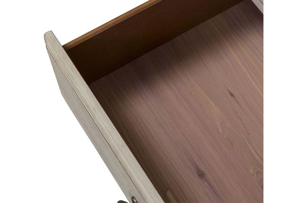 Aberdeen Queen Or King Antique White Low Poster Bed "Create Your Own Bedroom" Collection - Club Furniture