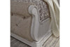 Image of Adair Queen Or King Tufted Chenille Sleigh Bed "Create Your Own Bedroom" Collection - Club Furniture