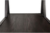 Image of Archer Rectangular Metal Base End Table With Glass Top And Wood Shelves