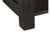 Image of Ardley Transitional Chair Side Table With Charcoal Base And Two Tone Ash Top