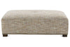 Image of Aria 52 Inch Long Fabric Bench Ottoman Coffee Table