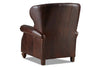 Image of Arthur Chesterfield Leather Tufted Wingback Recliner Chair