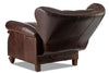 Image of Arthur Chesterfield Leather Tufted Wingback Recliner Chair