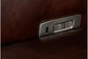Image of Arthur Chesterfield Leather Tufted Wingback Recliner Chair