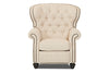 Image of Arthur Chesterfield Tufted Fabric Recliner