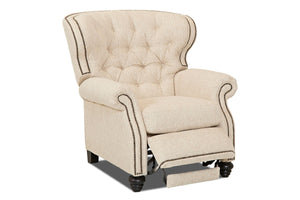 Arthur Chesterfield Tufted Fabric Recliner