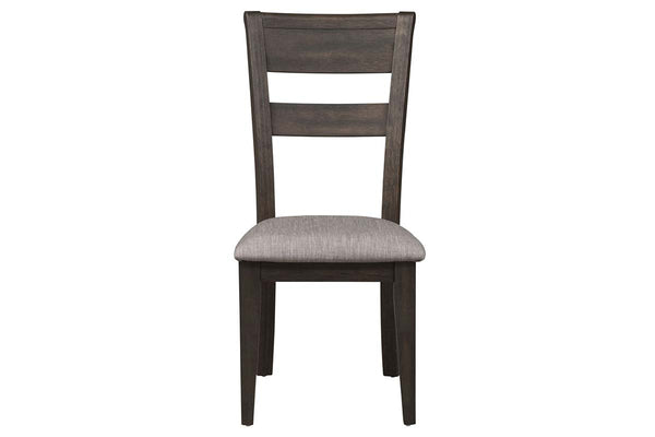 Atherton 7 Piece Dark Chestnut Trestle Table Dining Set With Splat Back Side Chairs