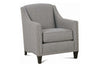 Image of Austin Fabric Club Chair With Nailheads