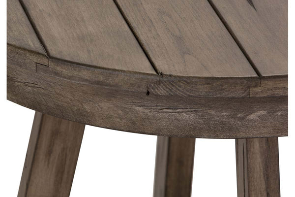 Barnes Gray Washed Transitional Occasional Table Collection