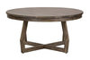 Image of Barnes Gray Washed Transitional Occasional Table Collection