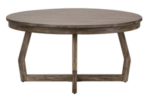 Barnes Gray Washed Transitional Occasional Table Collection