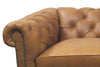 Image of Barrington 118 Inch Large Leather Chesterfield Tufted Sofa